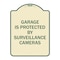 Signmission Garage Is Protected by Surveillance Cameras Heavy-Gauge Aluminum Sign, 24" H, TG-1824-23937 A-DES-TG-1824-23937 - alternate 1